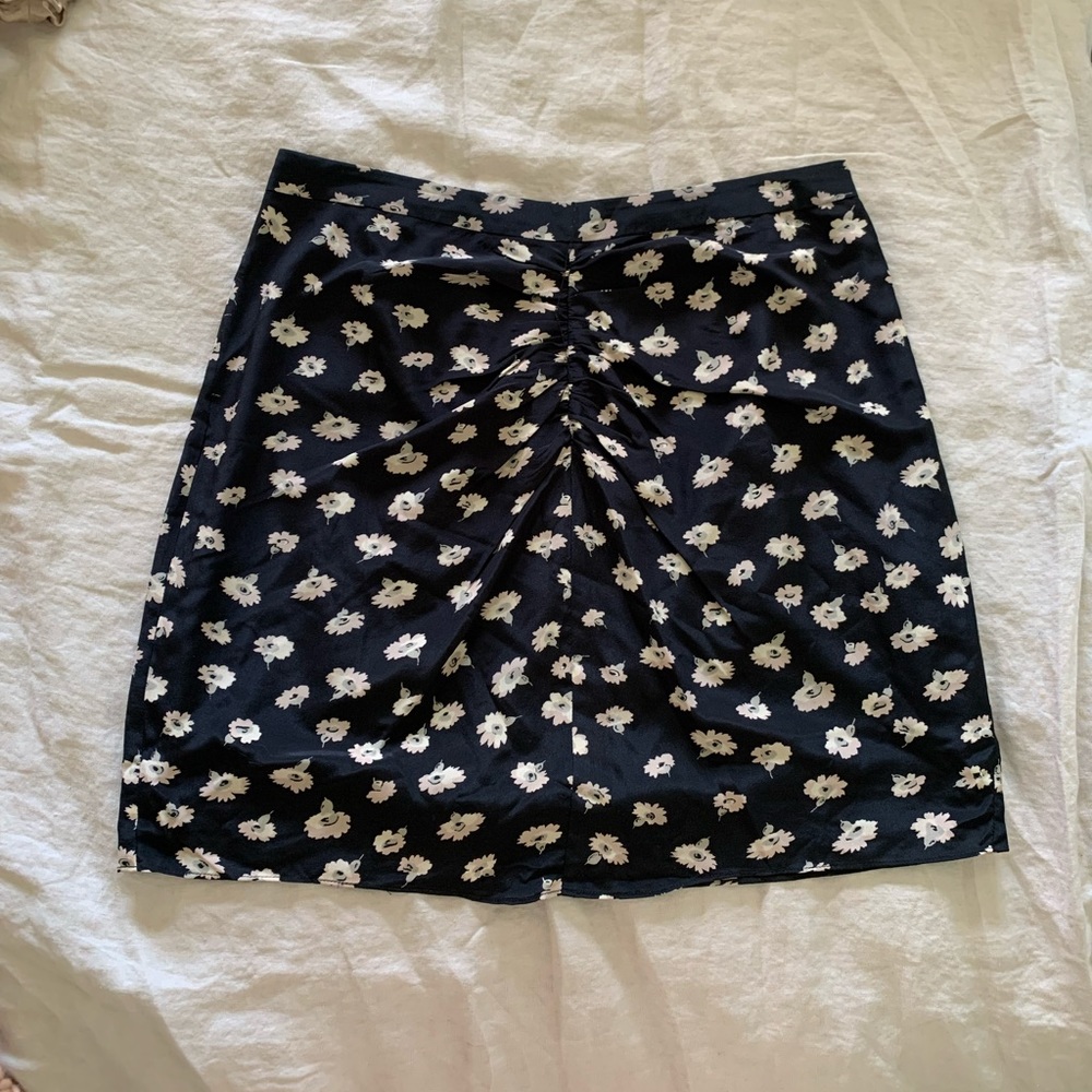 Madewell Daisy Silk Mini Skirt